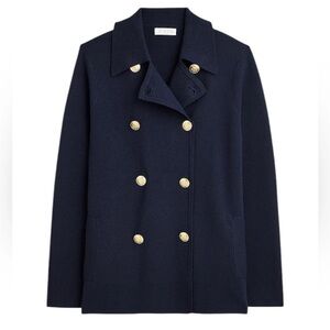 J.Crew Warwick Sweater Blazer Navy Blue Size XXL NWT